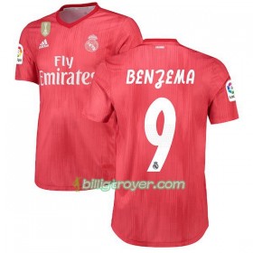 Billige Fotballdrakter Real Madrid BENZEMA 11 Tredjedraktsett 2018/19 Kortermet
